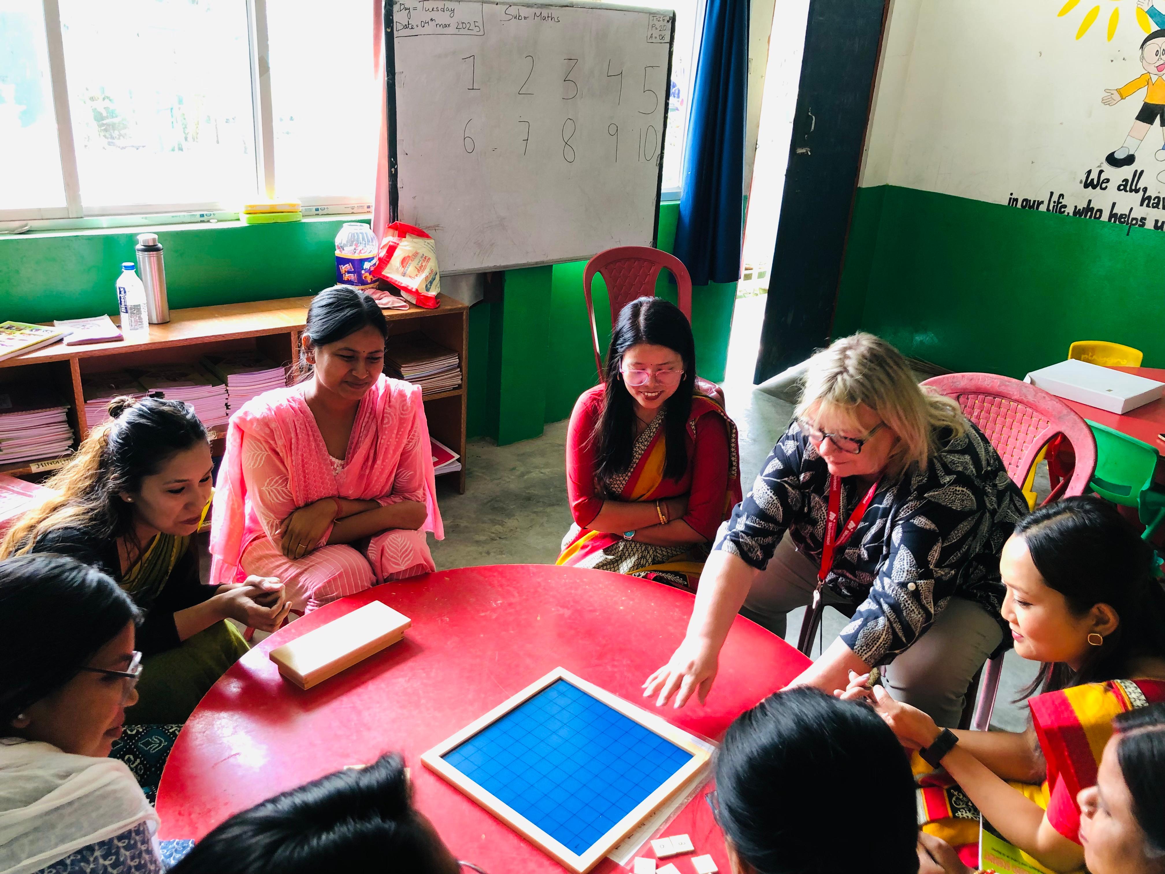 TEACHERS INTELLECTUAL GAMES WITH VOLUNTEERS FROM SWEDEN